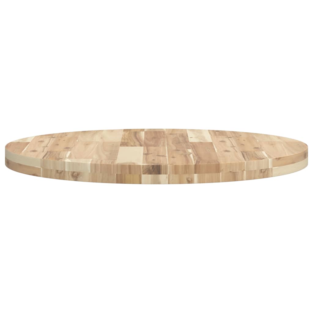 Bordplate rund Ø70x4 cm heltre akasie