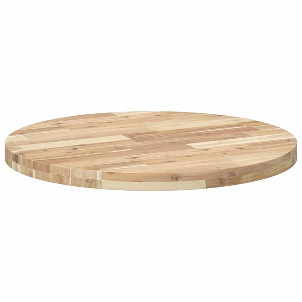 Bordplate rund Ø70x4 cm heltre akasie