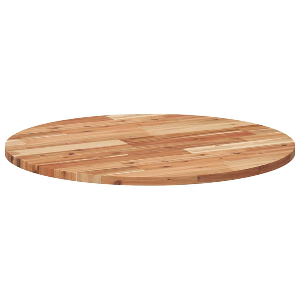 Bordplate rund Ø70x2 cm heltre akasie