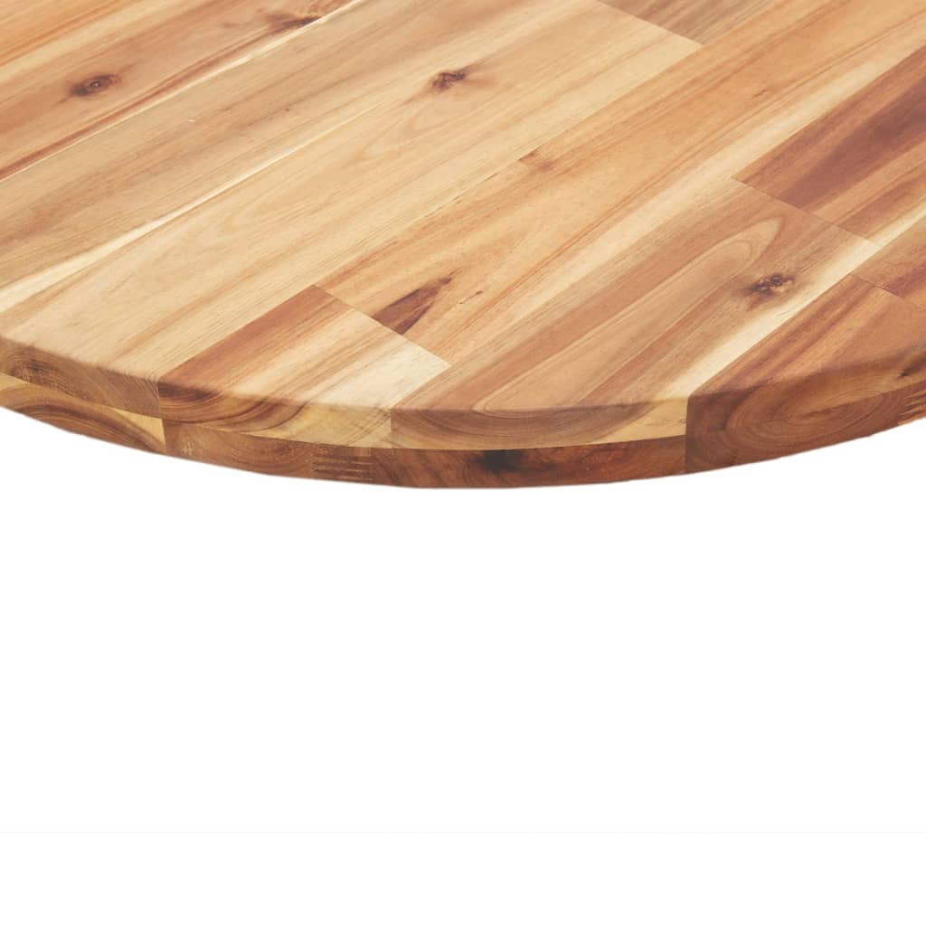 Bordplate rund Ø70x2 cm heltre akasie