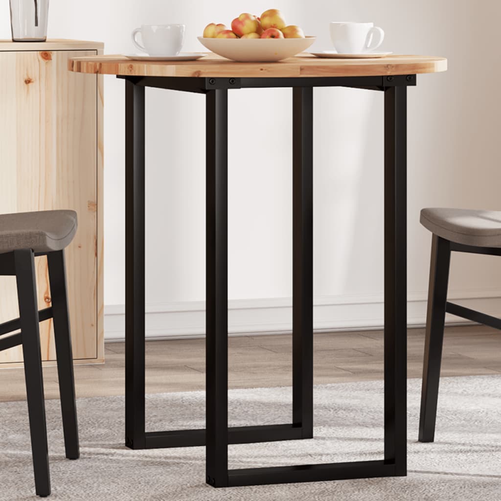 Bordplate rund Ø70x2 cm heltre akasie