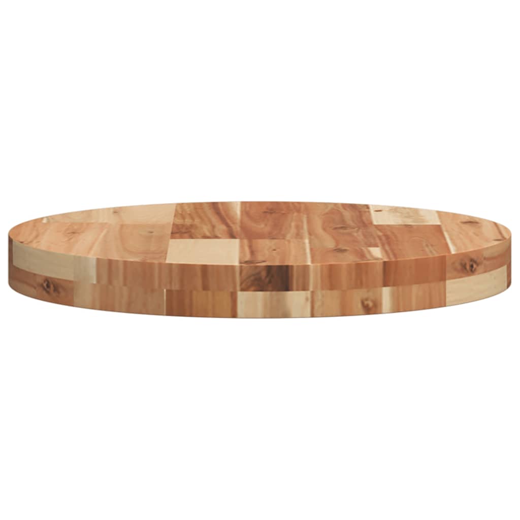 Bordplate rund Ø40x4 cm heltre akasie