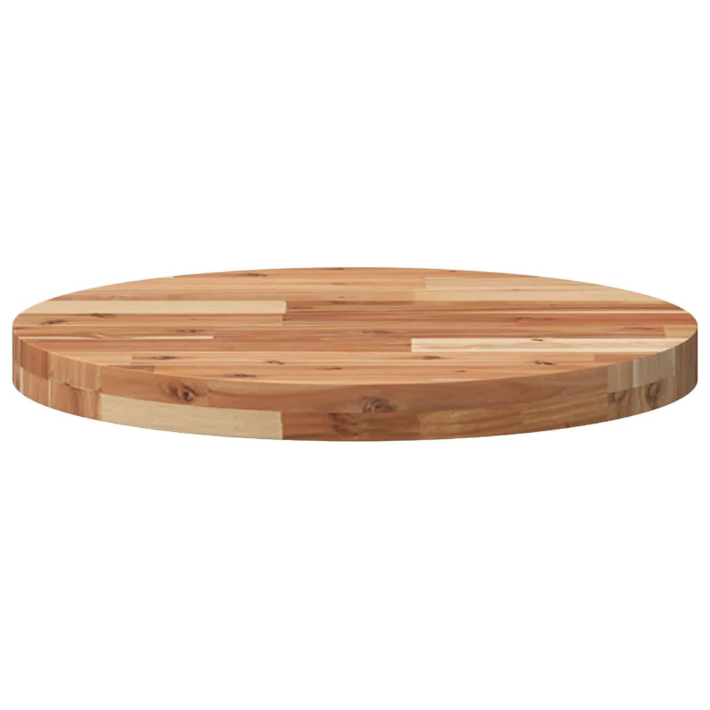 Bordplate rund Ø50x4 cm heltre akasie