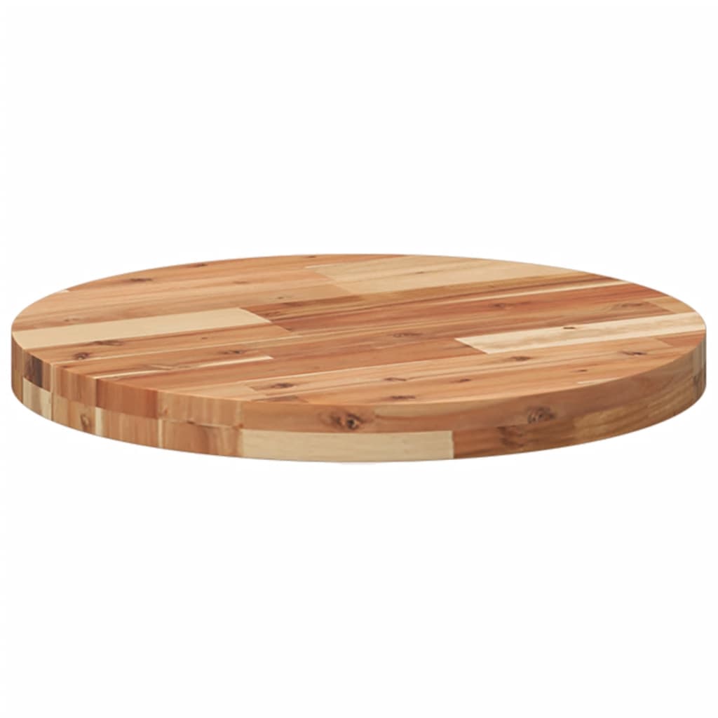Bordplate rund Ø50x4 cm heltre akasie