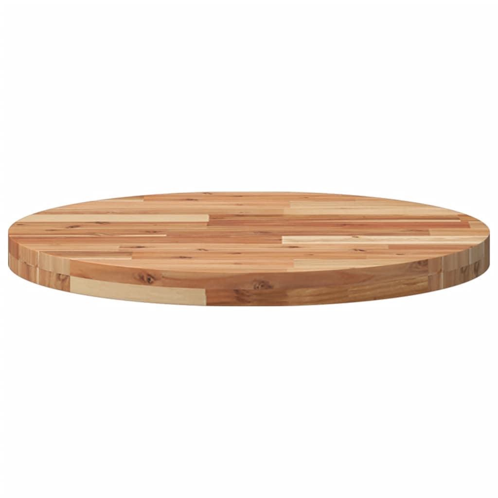 Bordplate rund Ø60x4 cm heltre akasie