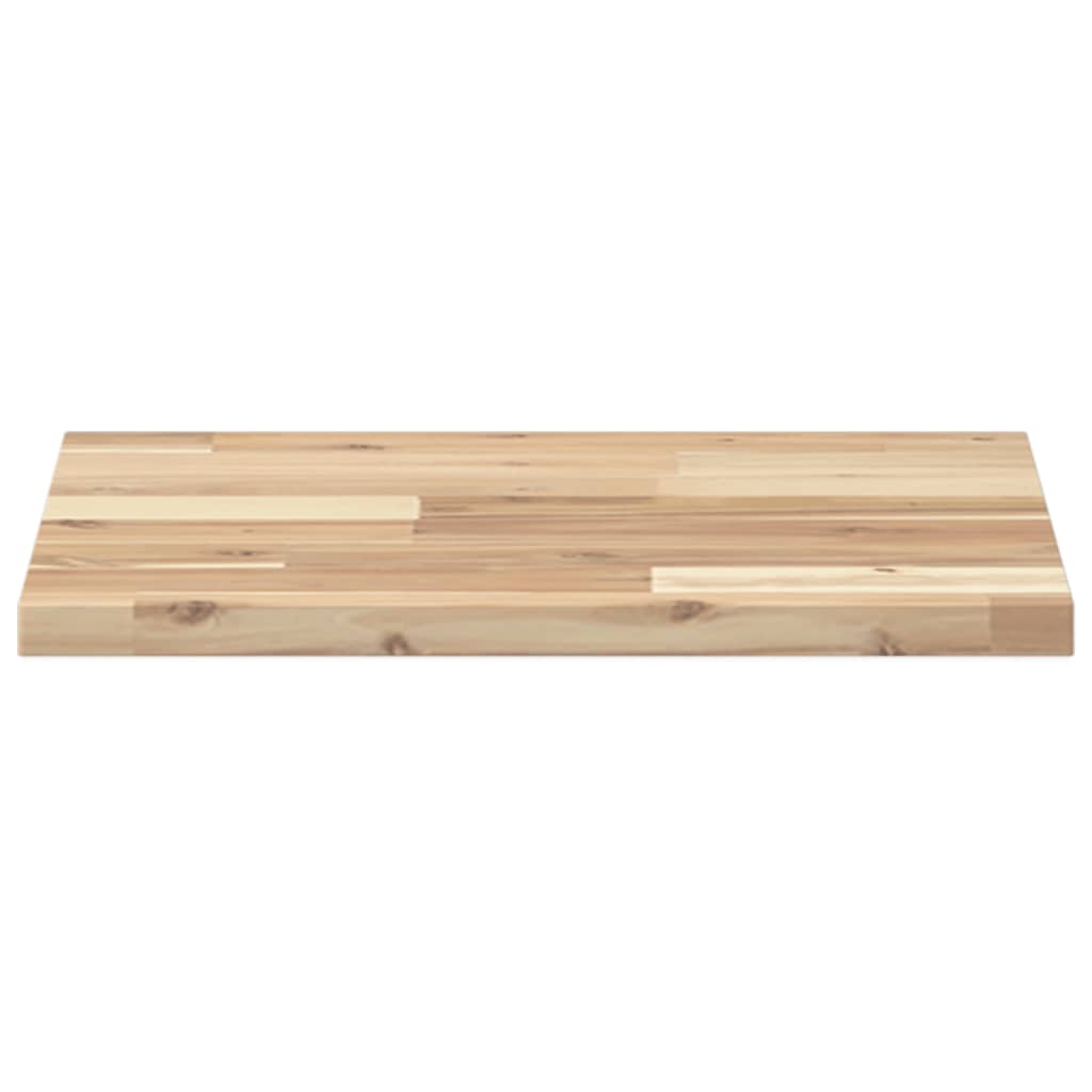 Bordplate firkantet 40x40x2 cm heltre akasie
