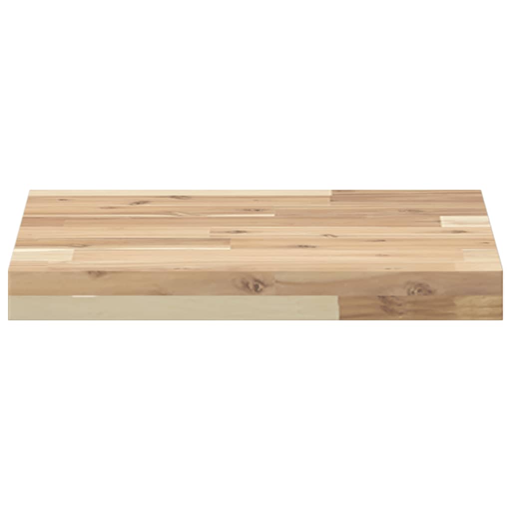 Bordplate firkantet 40x40x4 cm heltre akasie