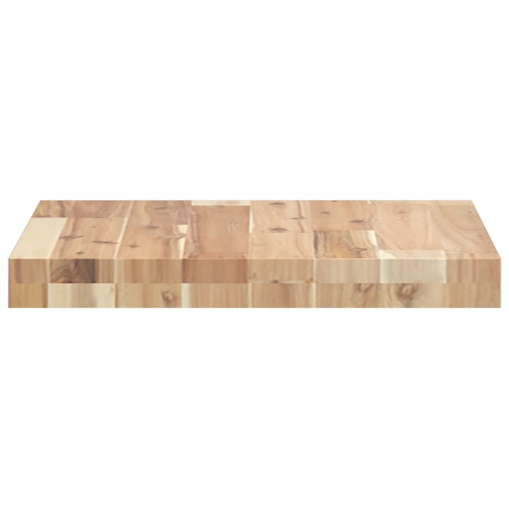 Bordplate firkantet 40x40x4 cm heltre akasie