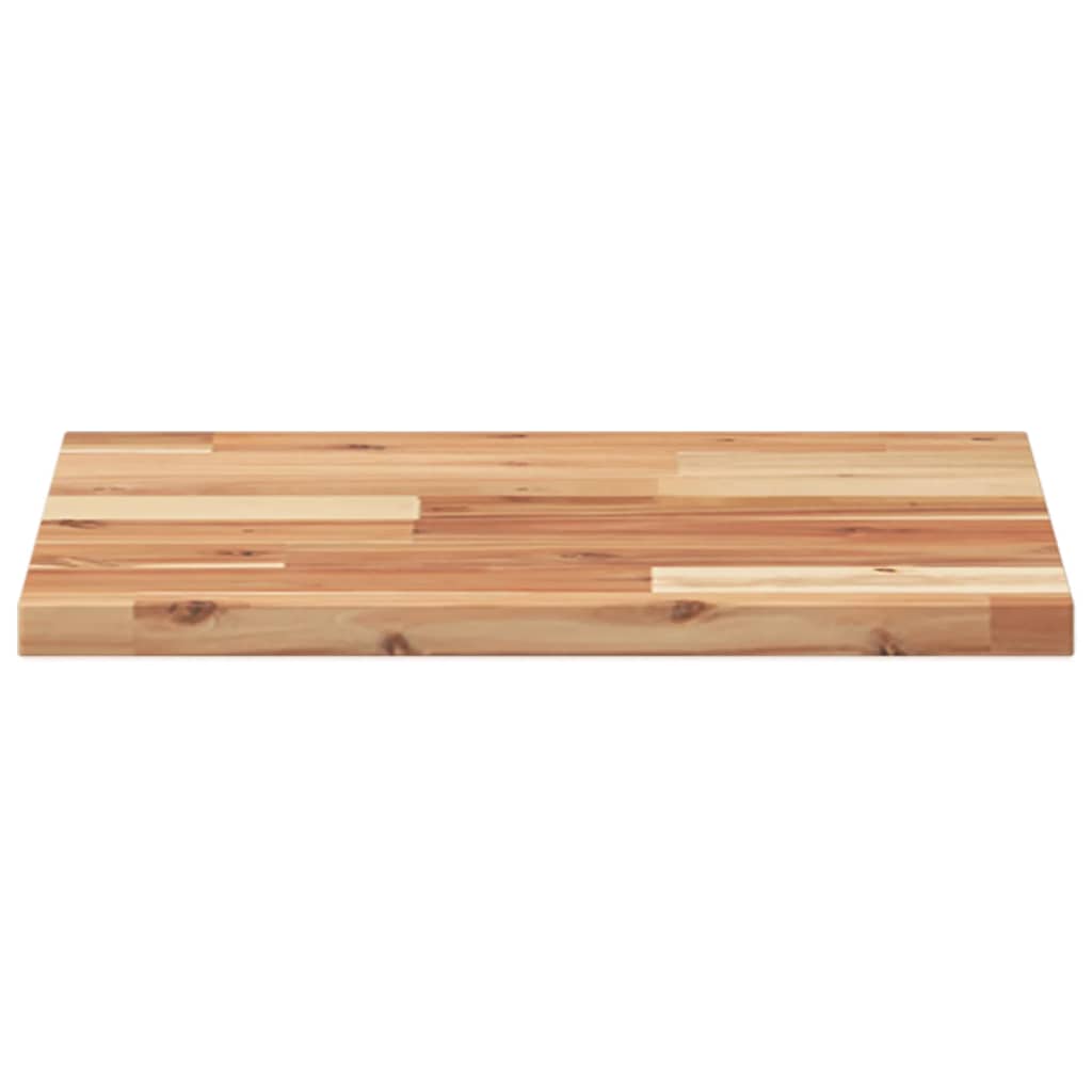 Bordplate firkantet 40x40x2 cm heltre akasie