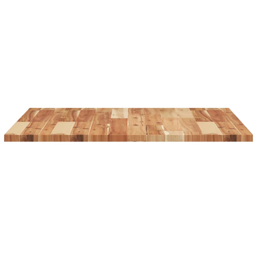 Bordplate firkantet 70x70x2 cm heltre akasie