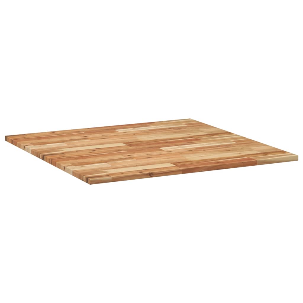 Bordplate firkantet 90x90x2 cm heltre akasie