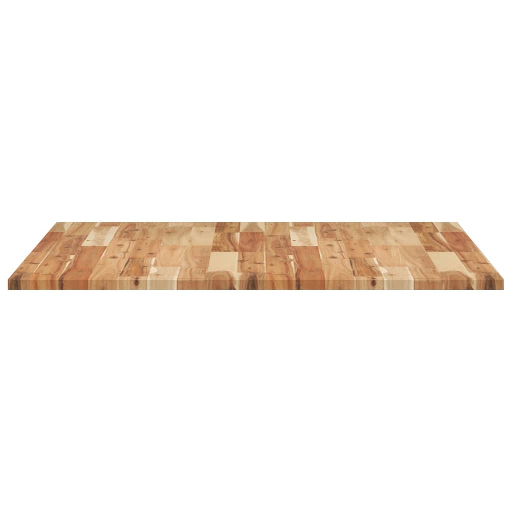 Bordplate firkantet 90x90x2 cm heltre akasie