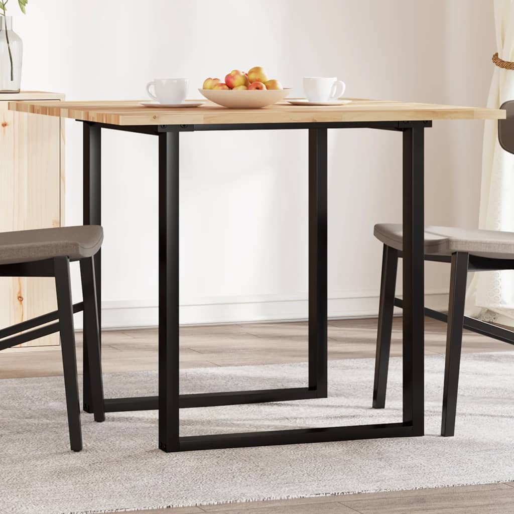 Bordplate firkantet 90x90x2 cm heltre akasie