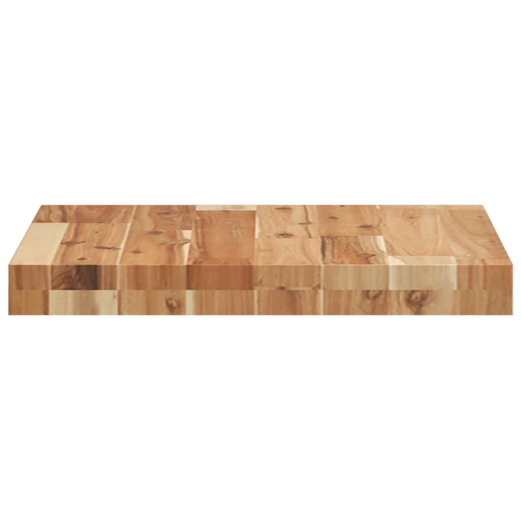 Bordplate firkantet 40x40x4 cm heltre akasie