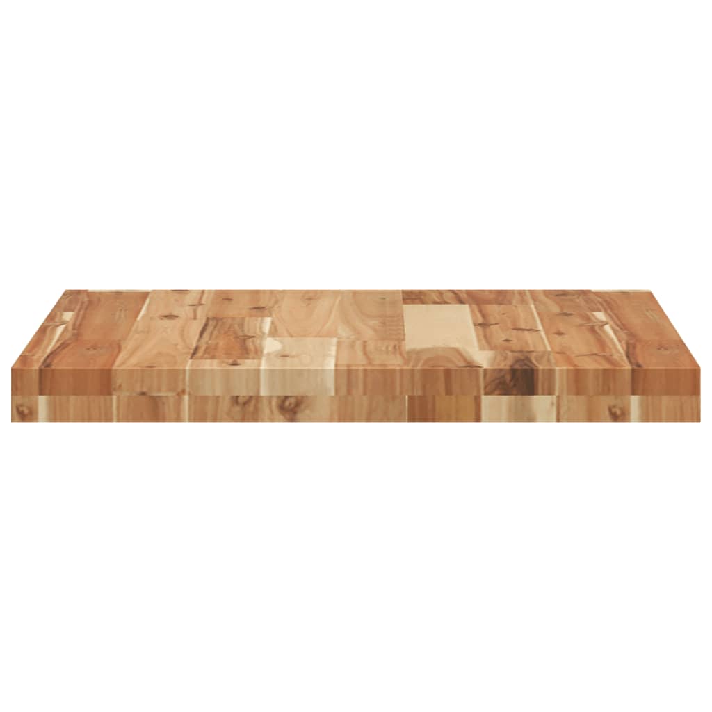 Bordplate firkantet 50x50x4 cm heltre akasie
