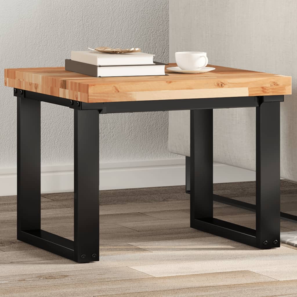 Bordplate firkantet 50x50x4 cm heltre akasie