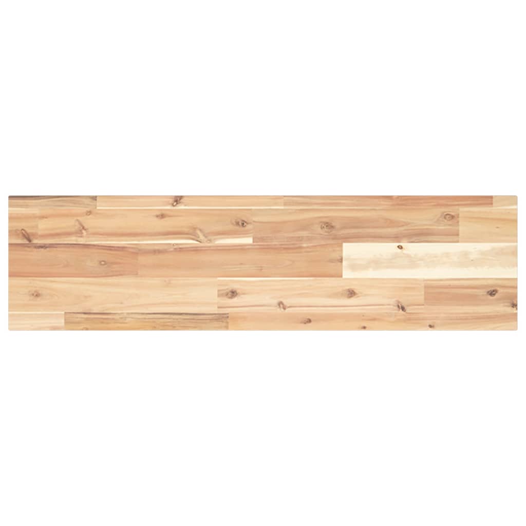 Bordplate 80x20x2 cm rektangulær heltre akasie