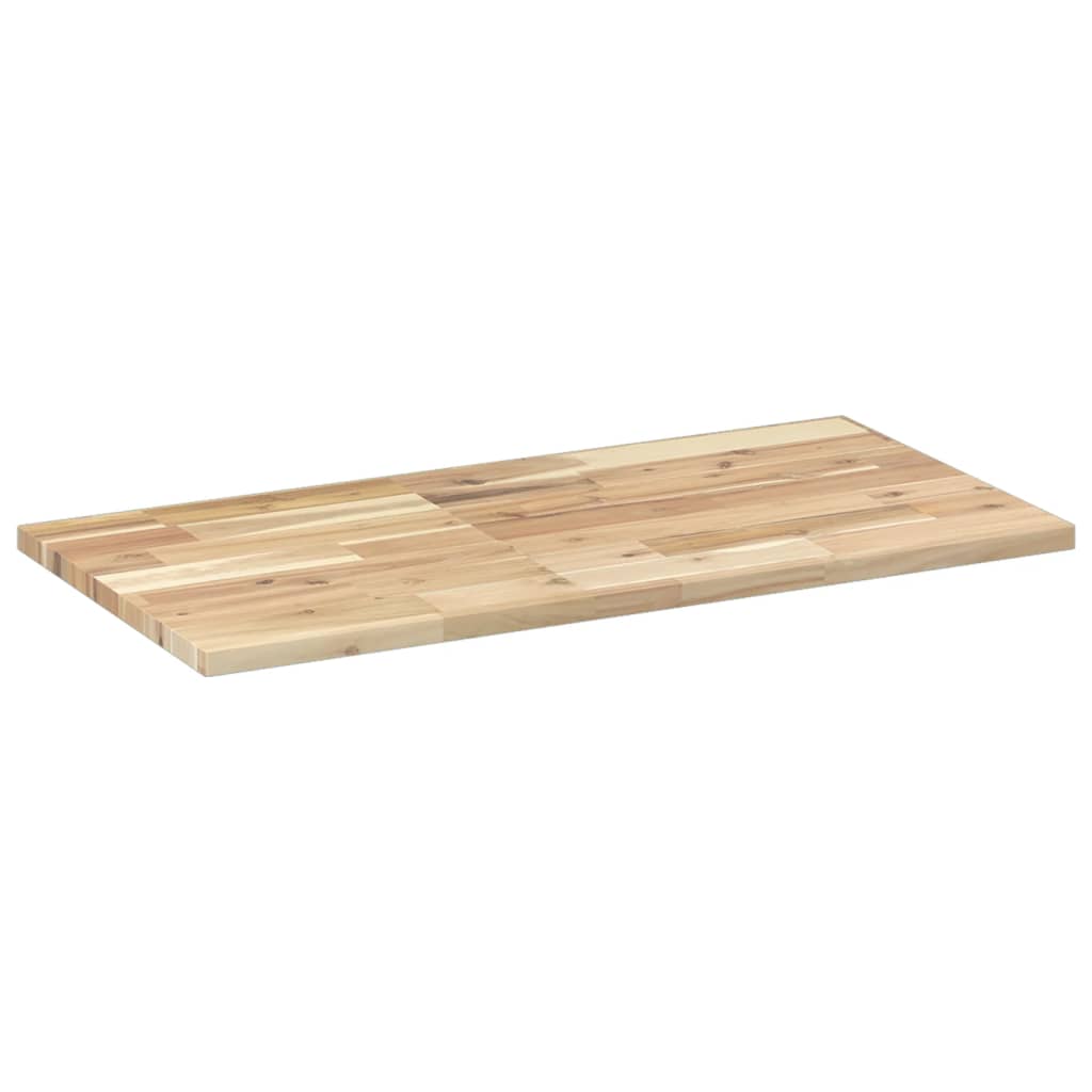 Bordplate 80x40x2 cm rektangulær heltre akasie