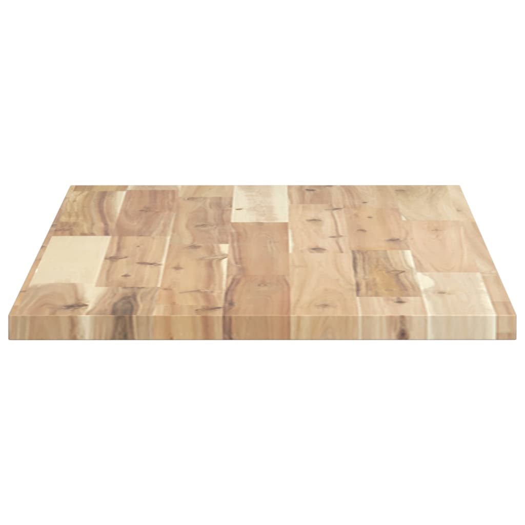 Bordplate 80x40x2 cm rektangulær heltre akasie