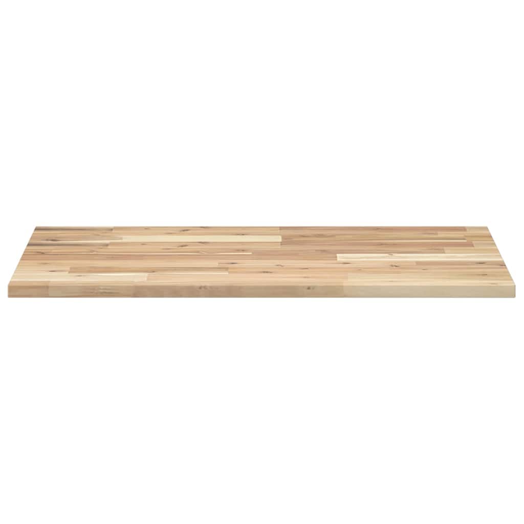 Bordplate rektangulær 80x50x2 cm heltre akasie