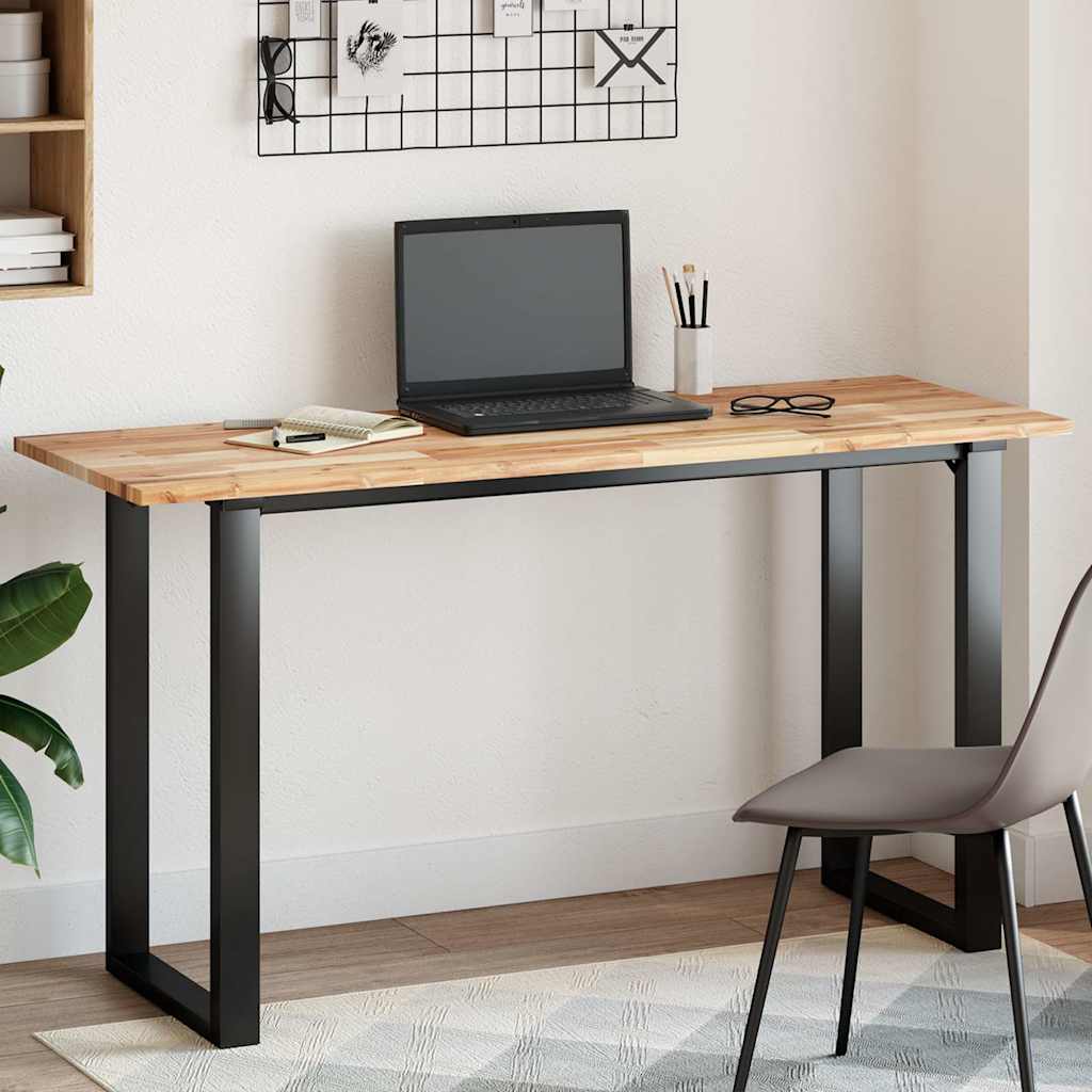 Bordplate rektangulær 140x50x2 cm heltre akasie