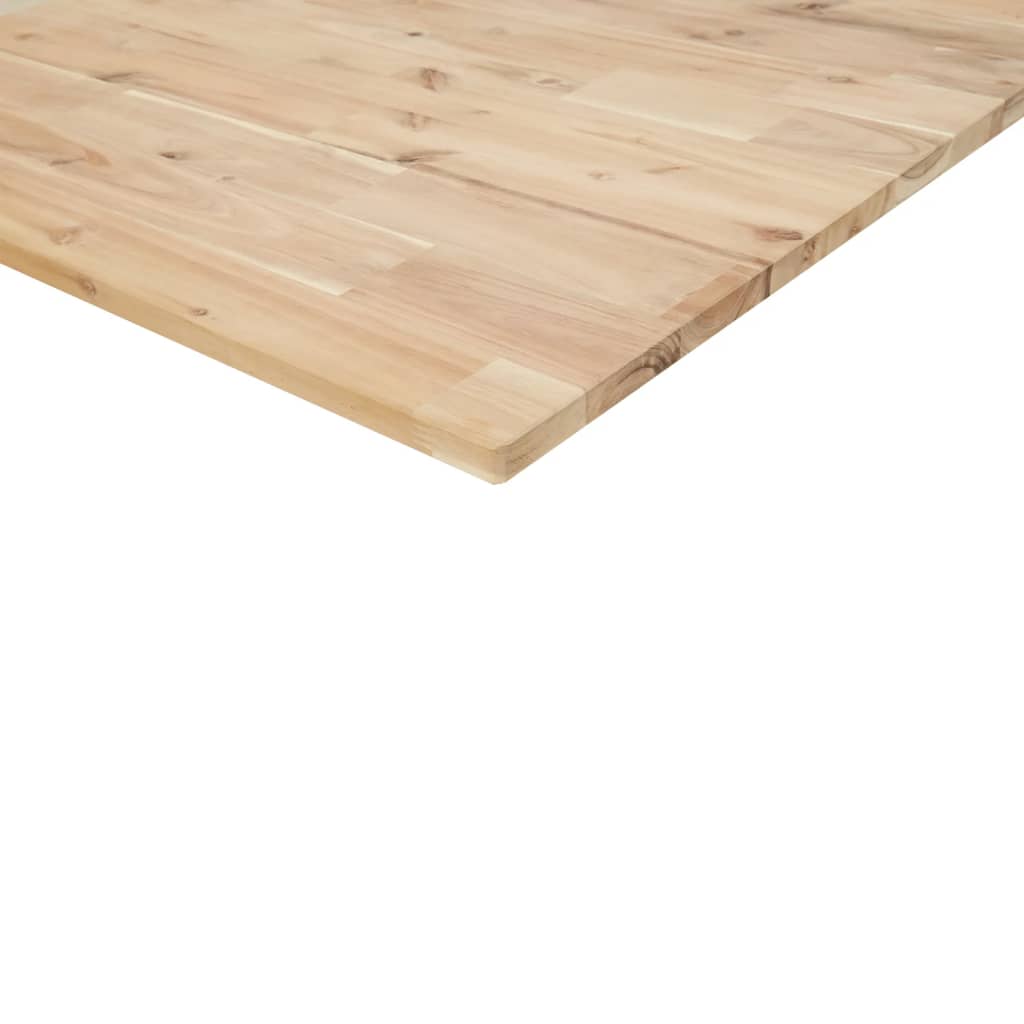 Bordplate rektangulær 80x70x2 cm heltre akasie