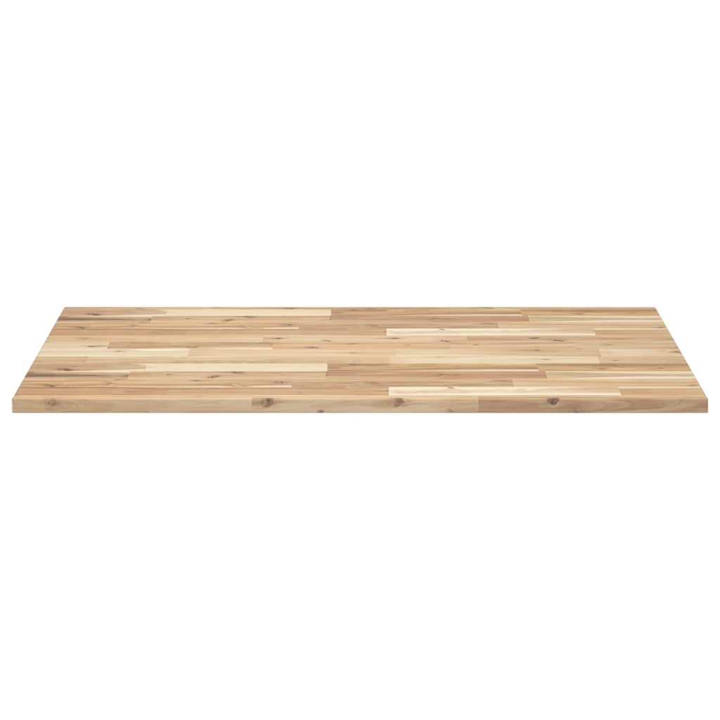 Bordplate rektangulær 100x70x2 cm heltre akasie