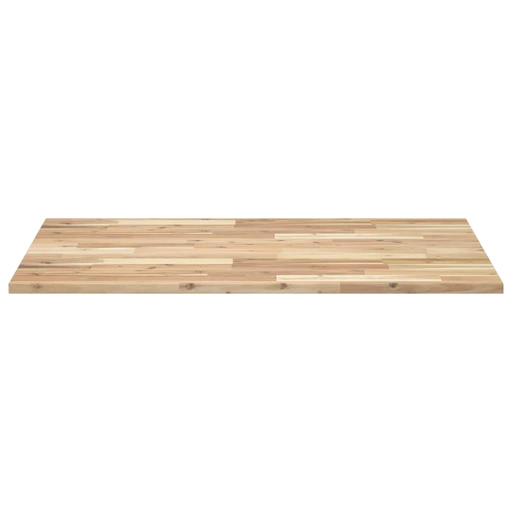 Bordplate rektangulær 120x70x2 cm heltre akasie