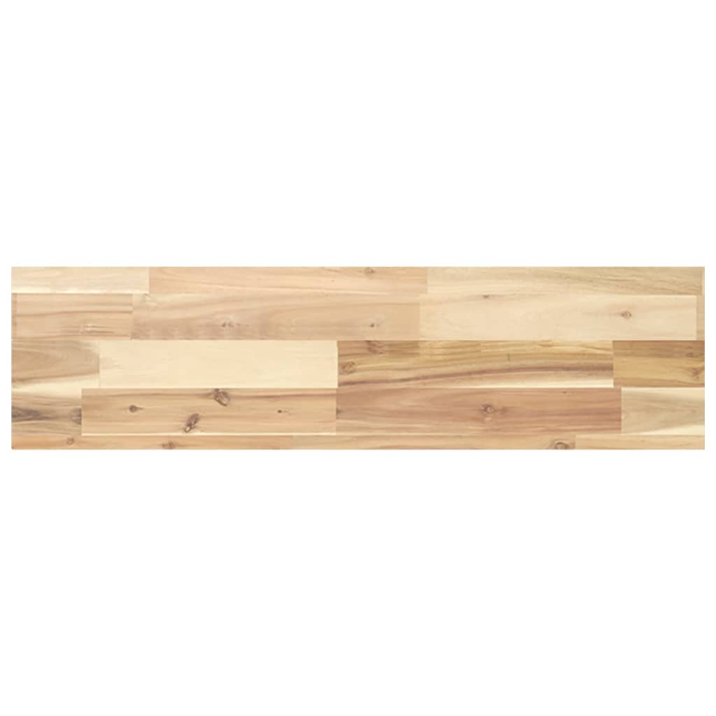 Bordplate 80x20x4 cm rektangulær heltre akasie