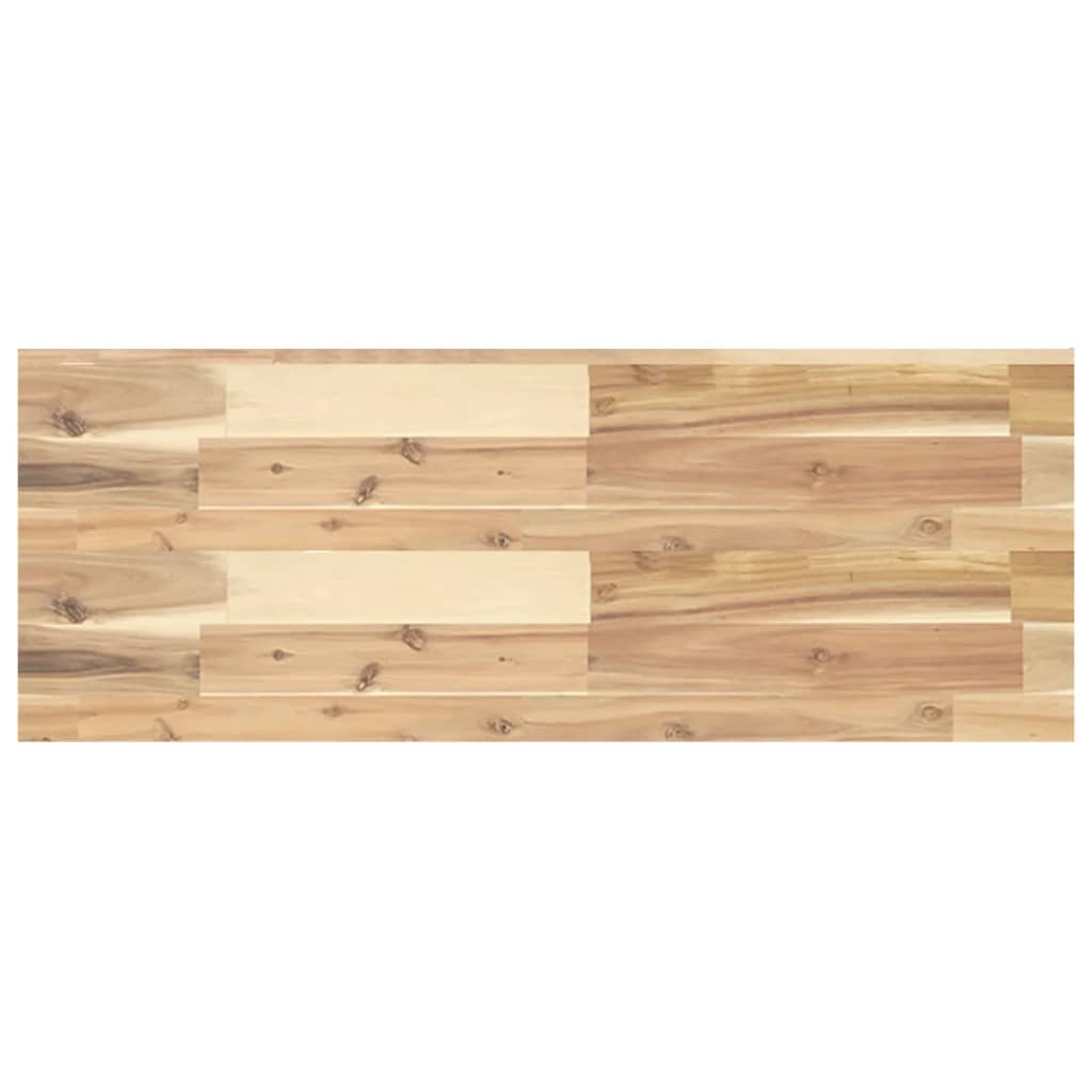 Bordplate 80x30x4 cm rektangulær heltre akasie