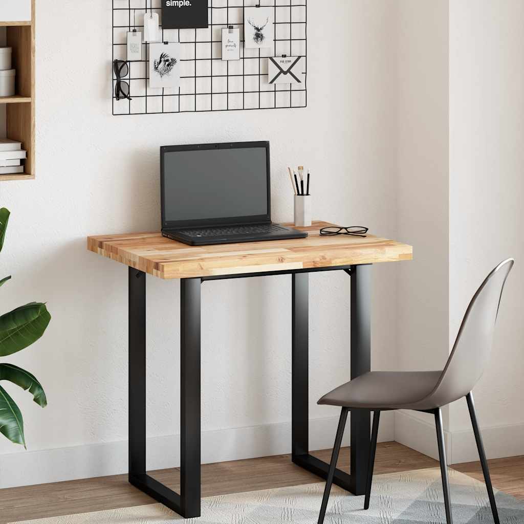 Bordplate rektangulær 80x60x4 cm heltre akasie