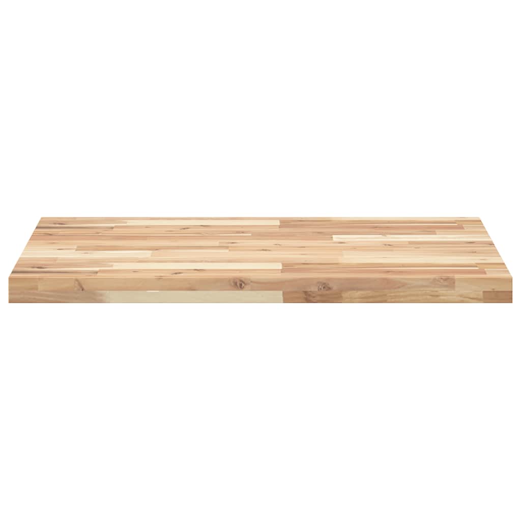 Bordplate rektangulær 80x60x4 cm heltre akasie