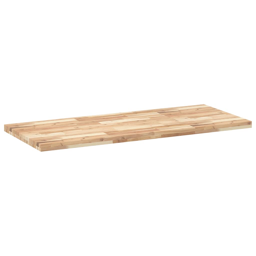 Bordplate rektangulær 120x60x4 cm heltre akasie