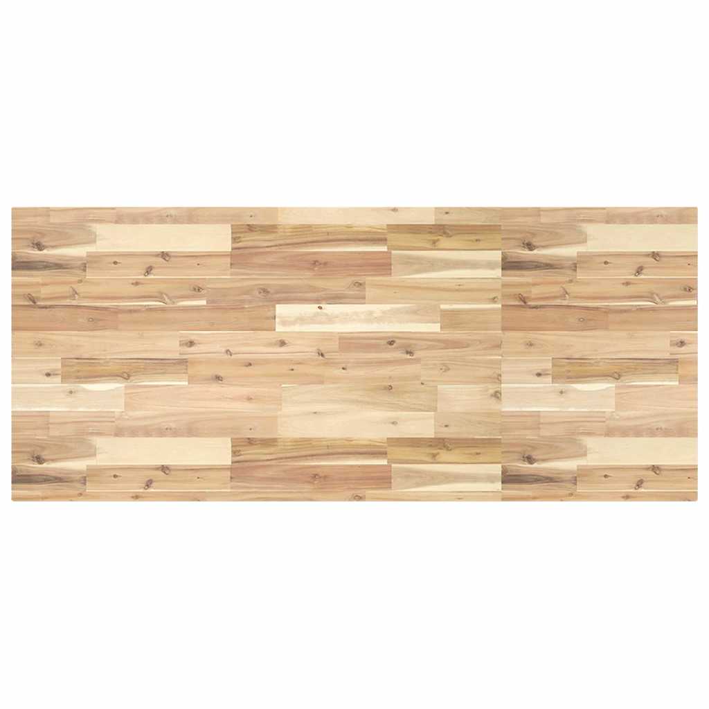 Bordplate rektangulær 140x60x4 cm heltre akasie