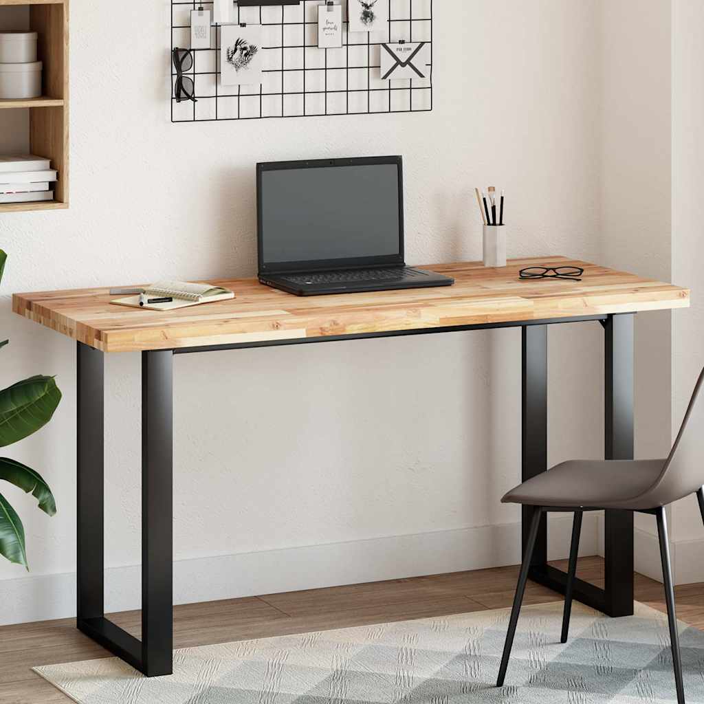 Bordplate rektangulær 140x60x4 cm heltre akasie