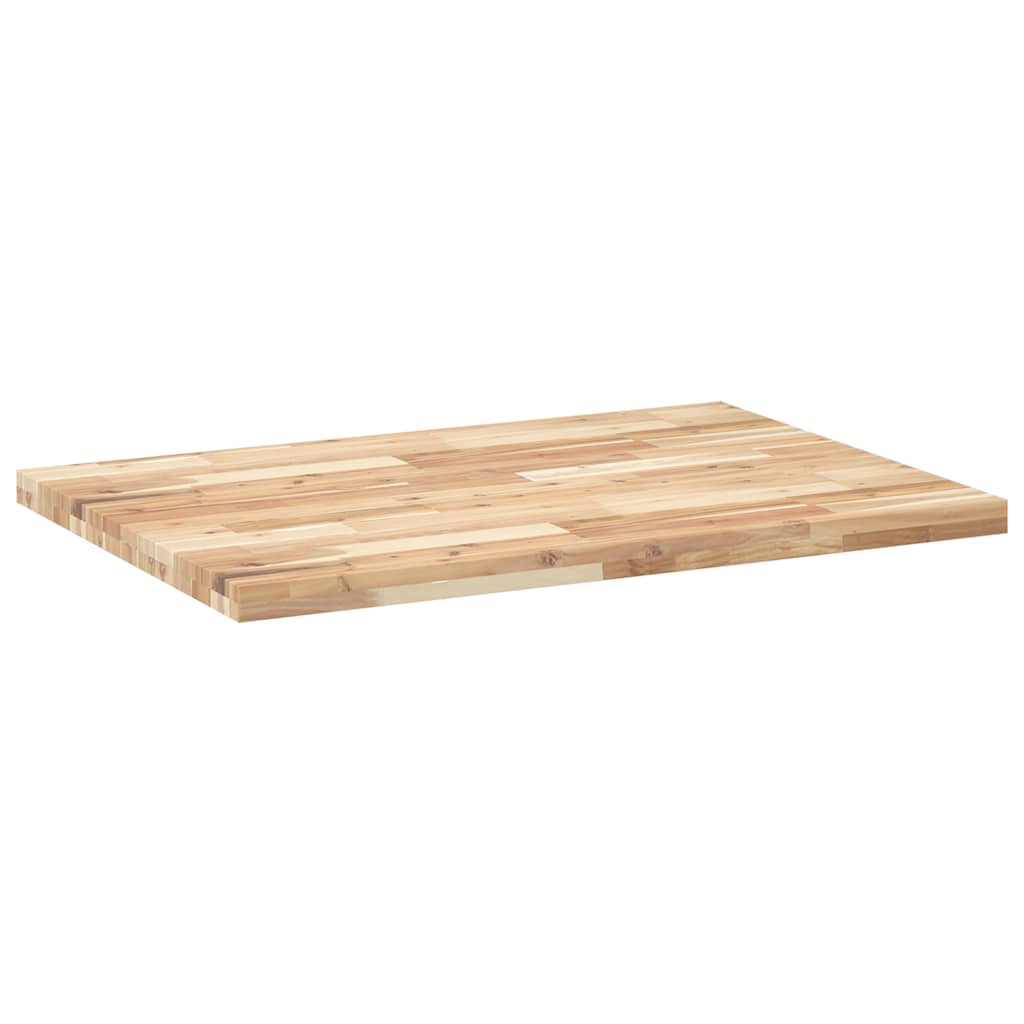 Bordplate rektangulær 120x70x4 cm heltre akasie