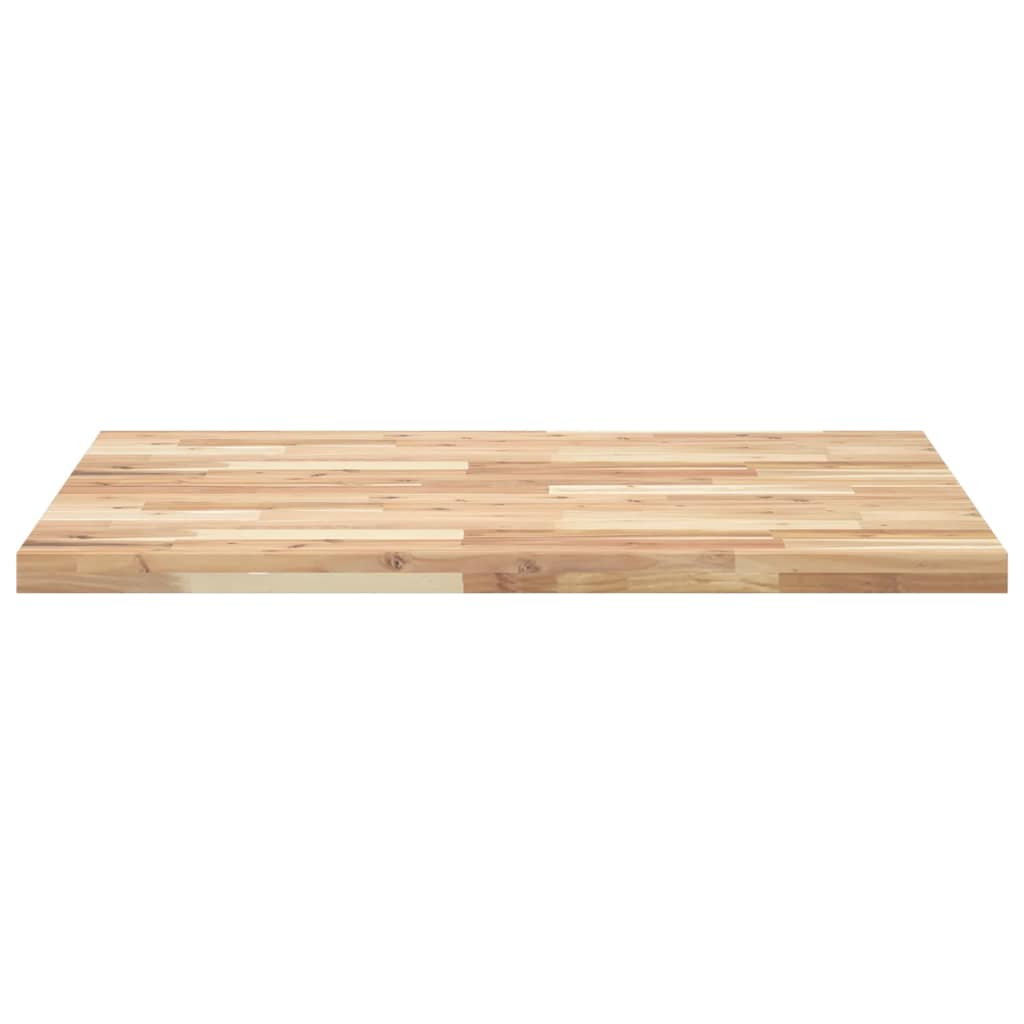 Bordplate rektangulær 100x80x4 cm heltre akasie