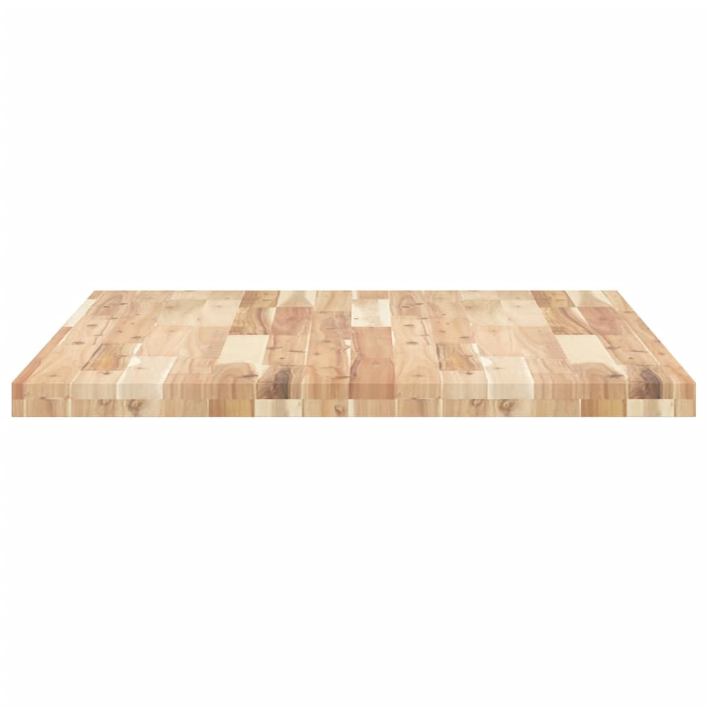 Bordplate rektangulær 100x80x4 cm heltre akasie
