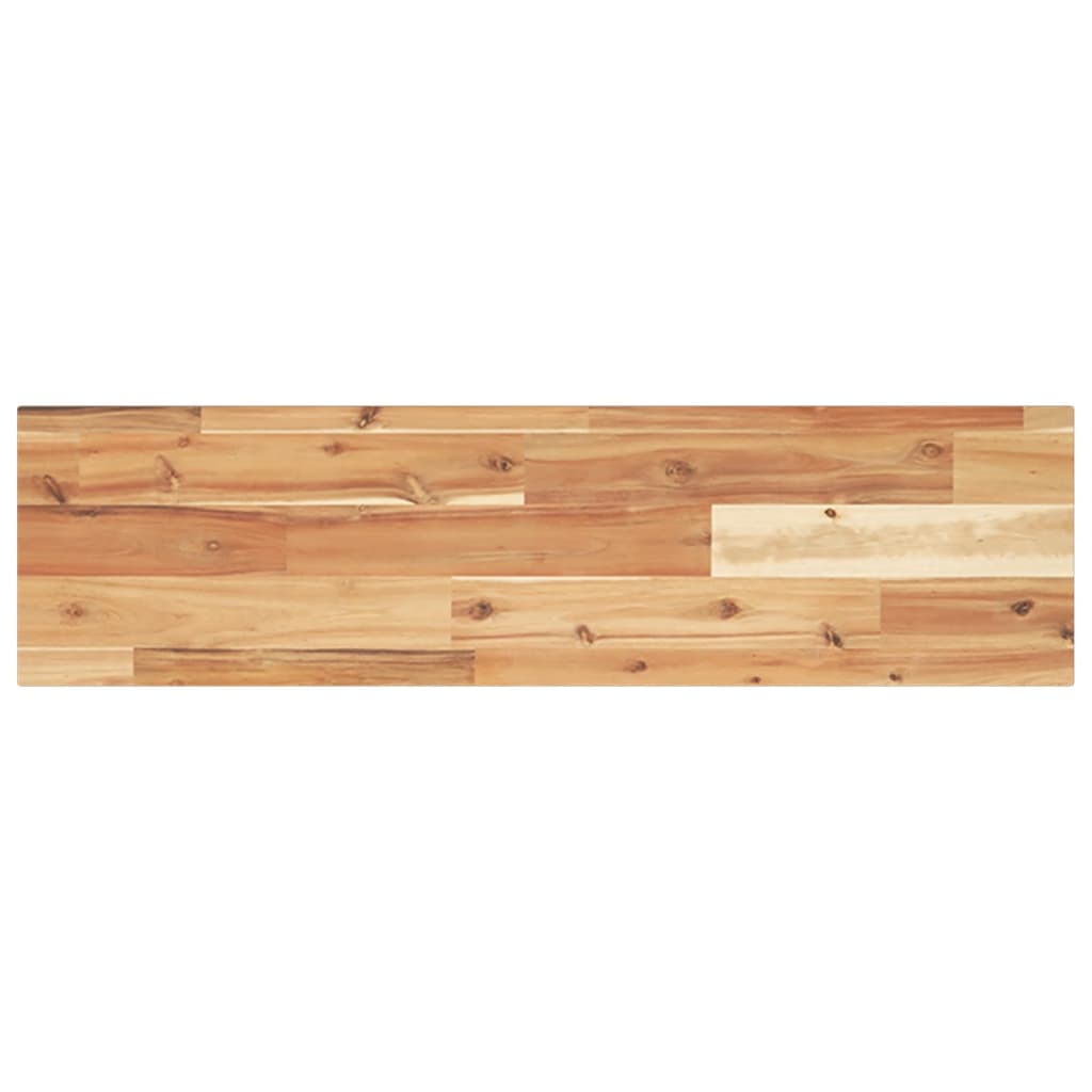 Bordplate rektangulær 80x20x2 cm heltre akasie