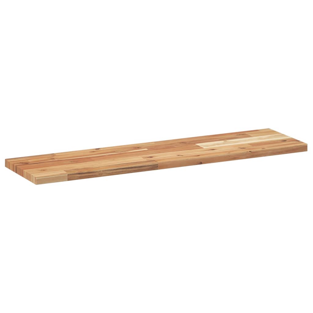 Bordplate rektangulær 80x20x2 cm heltre akasie