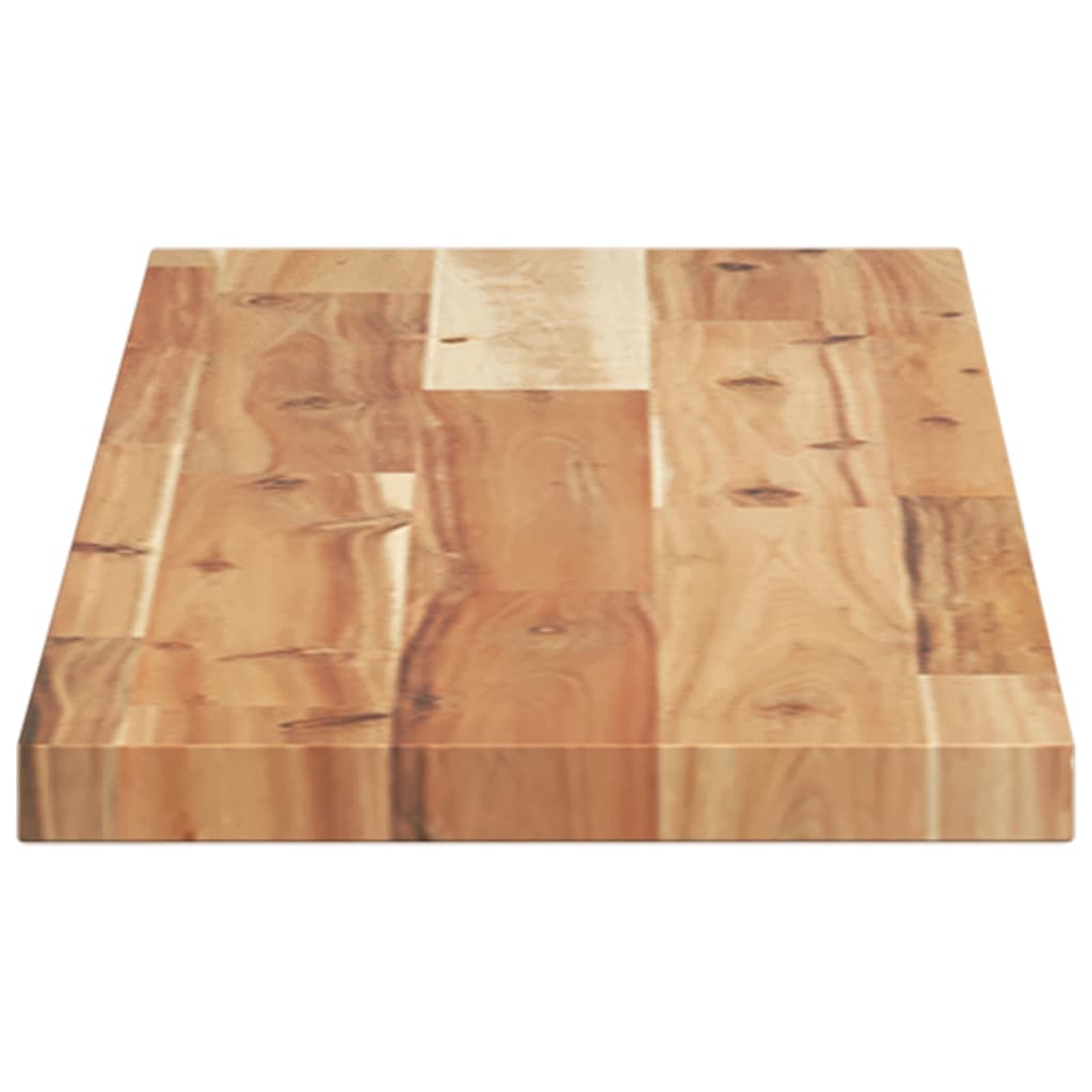 Bordplate rektangulær 80x20x2 cm heltre akasie