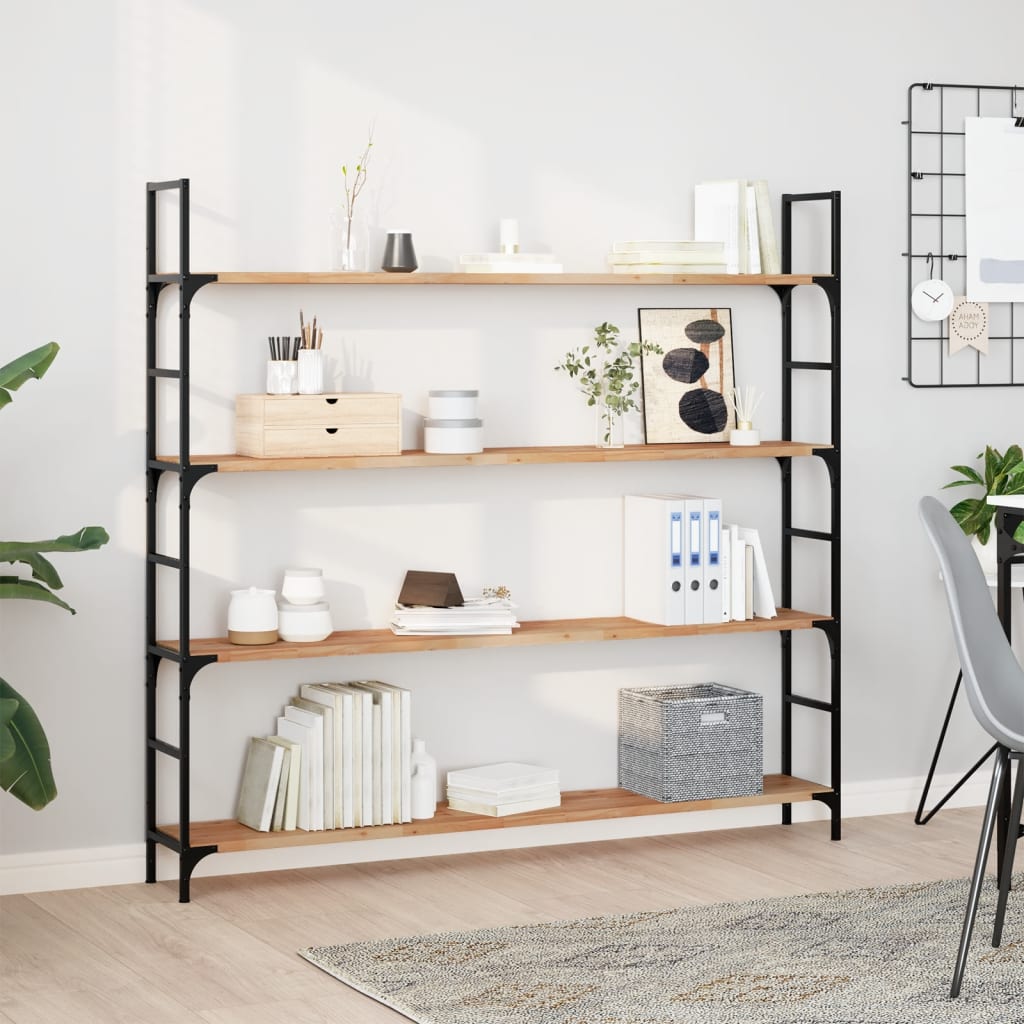 Bordplate rektangulær 120x20x2 cm heltre akasie