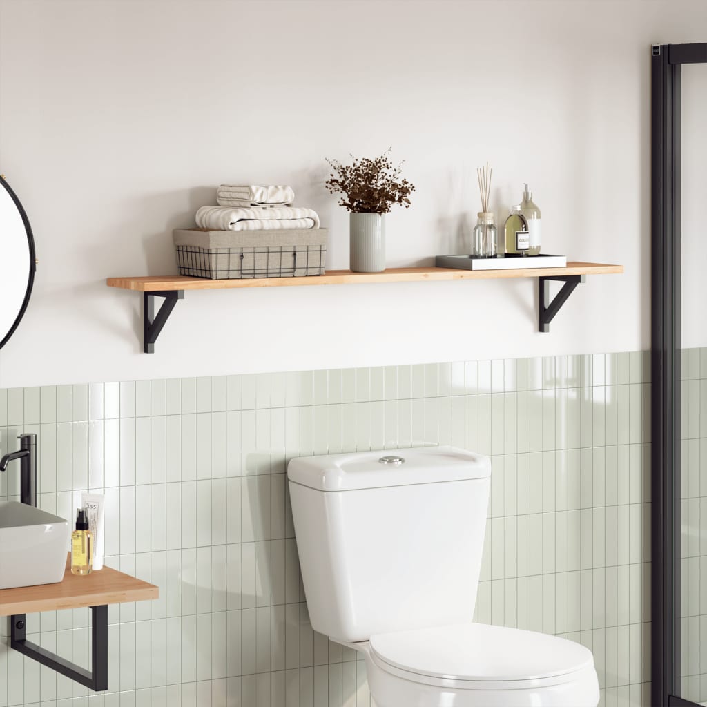 Bordplate rektangulær 140x20x2 cm heltre akasie