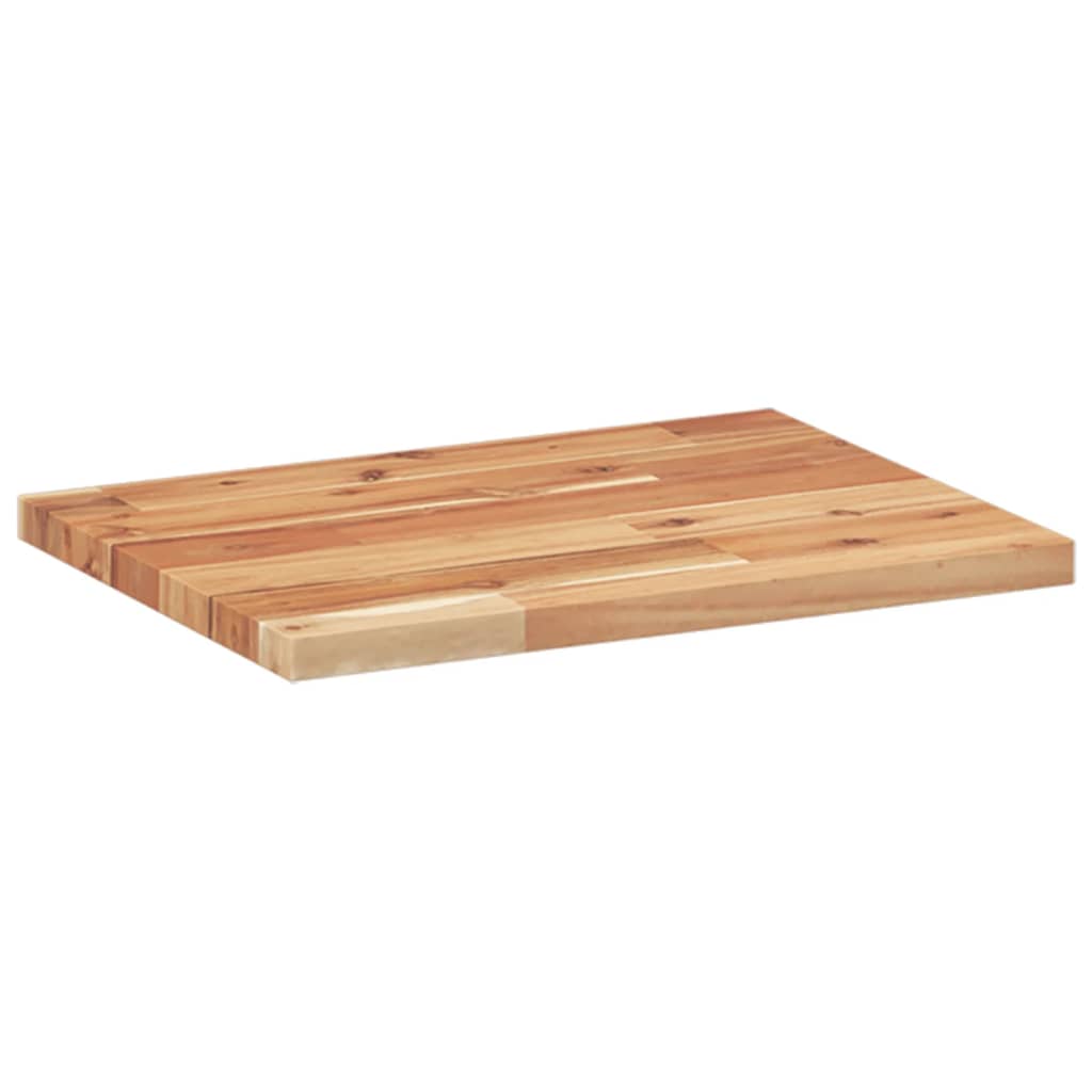 Bordplate rektangulær 40x30x2 cm heltre akasie