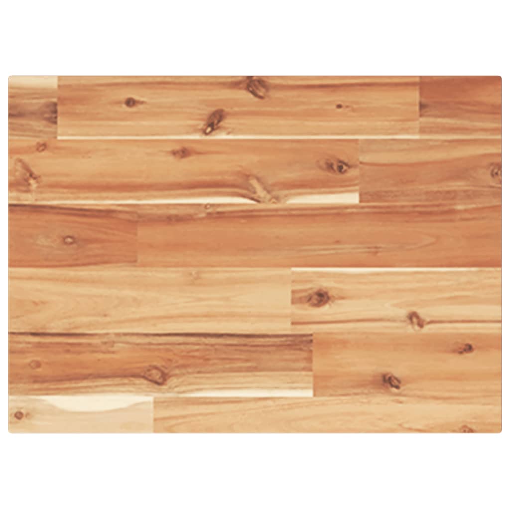 Bordplate rektangulær 60x30x2 cm heltre akasie