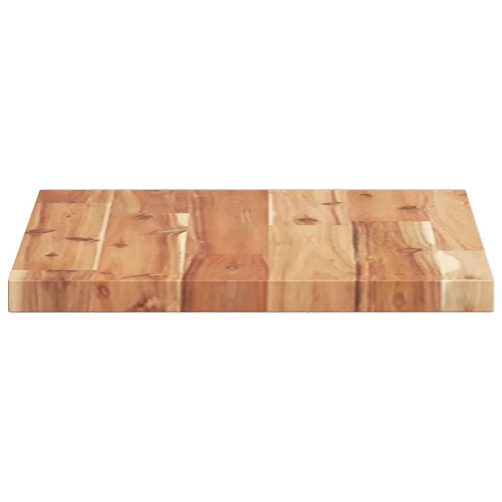 Bordplate rektangulær 60x30x2 cm heltre akasie
