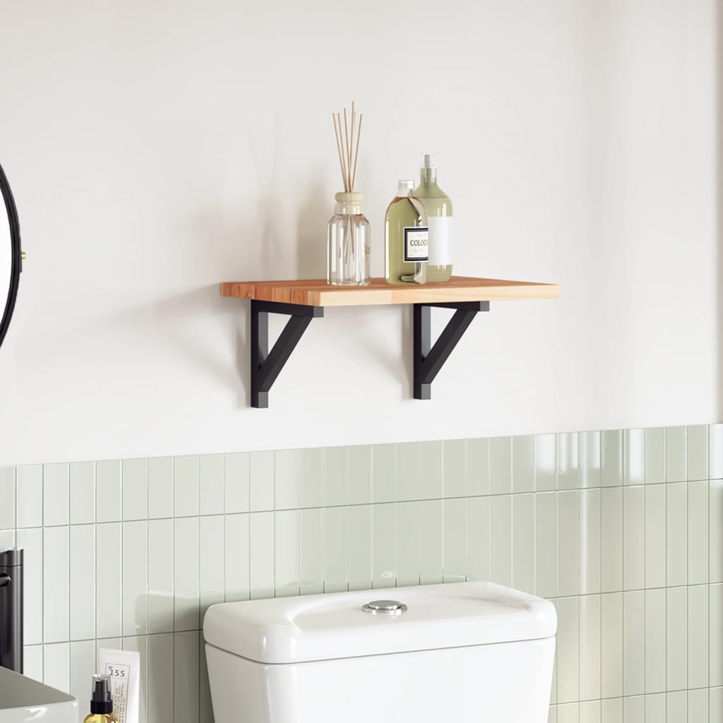 Bordplate rektangulær 60x30x2 cm heltre akasie