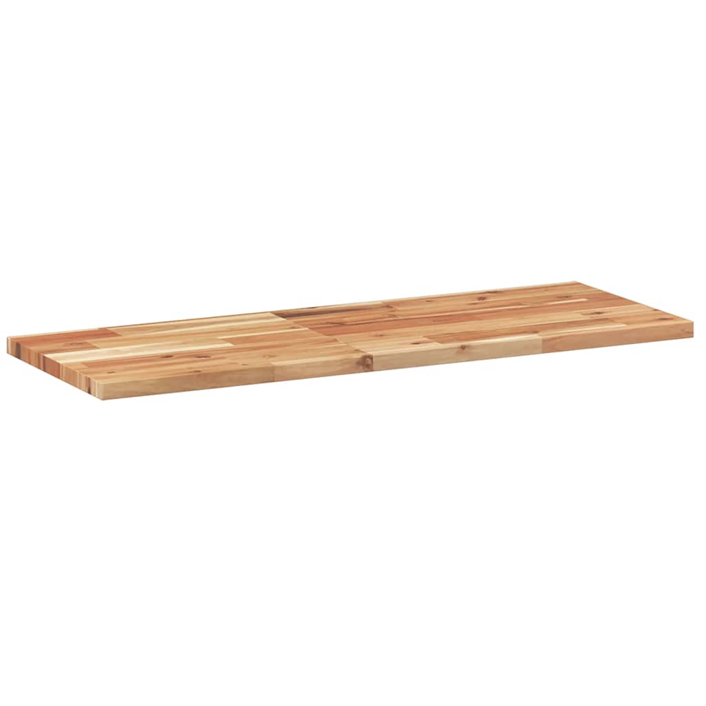 Bordplate rektangulær 80x30x2 cm heltre akasie
