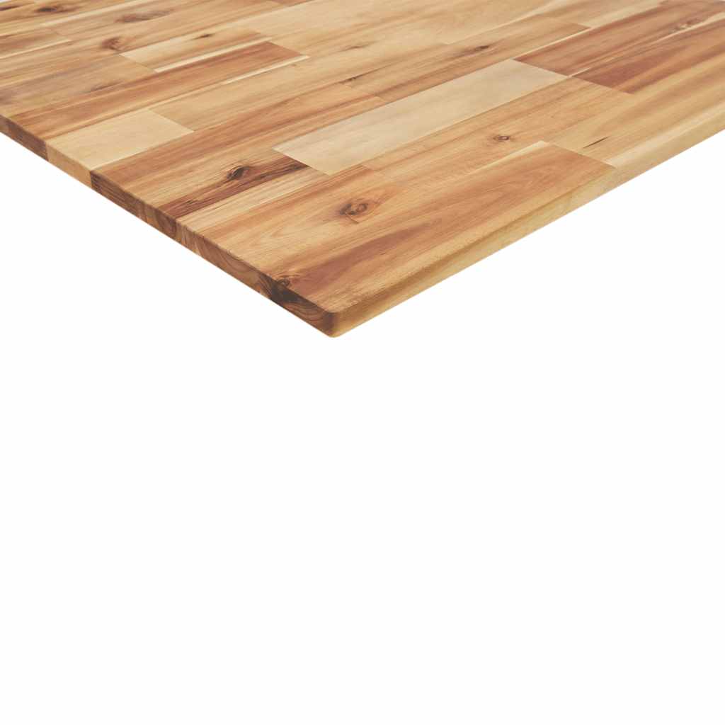 Bordplate rektangulær 80x30x2 cm heltre akasie
