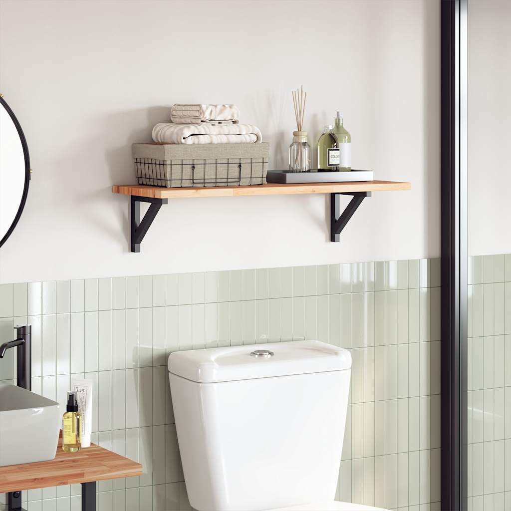 Bordplate rektangulær 80x30x2 cm heltre akasie